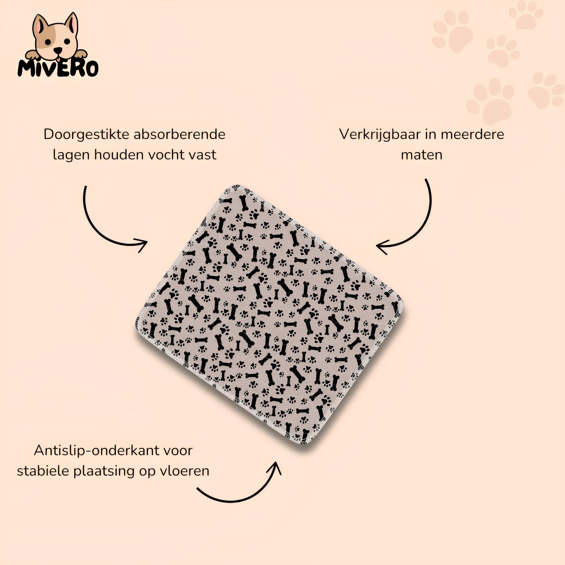 AbsorbEase - Herbruikbare Lekvrije Pethoezen - Mivero