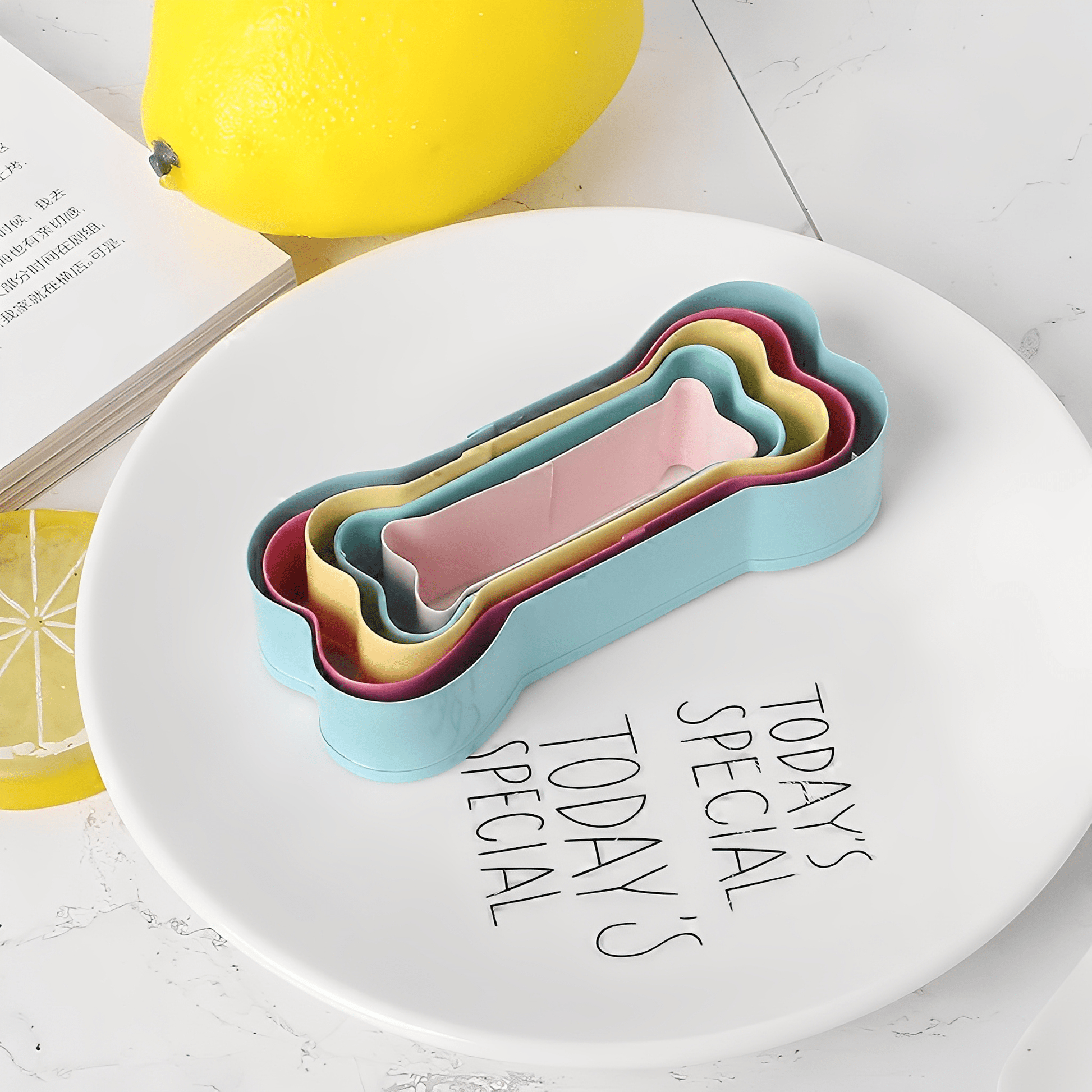 BakeBone - Botvormige RVS Koekjesvormers - Mivero