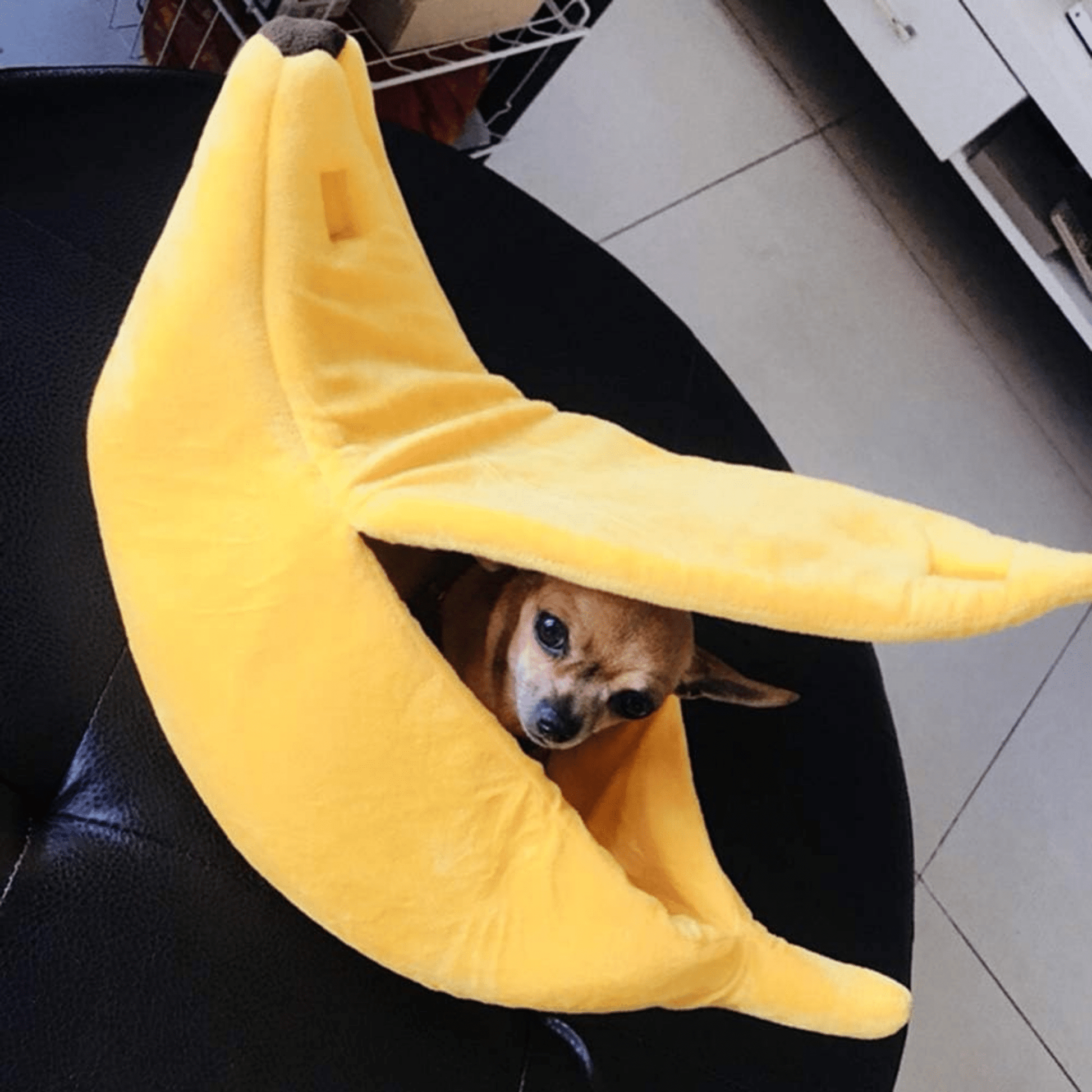 Bananapaws - Pluche Banaan Kattenmand - Mivero