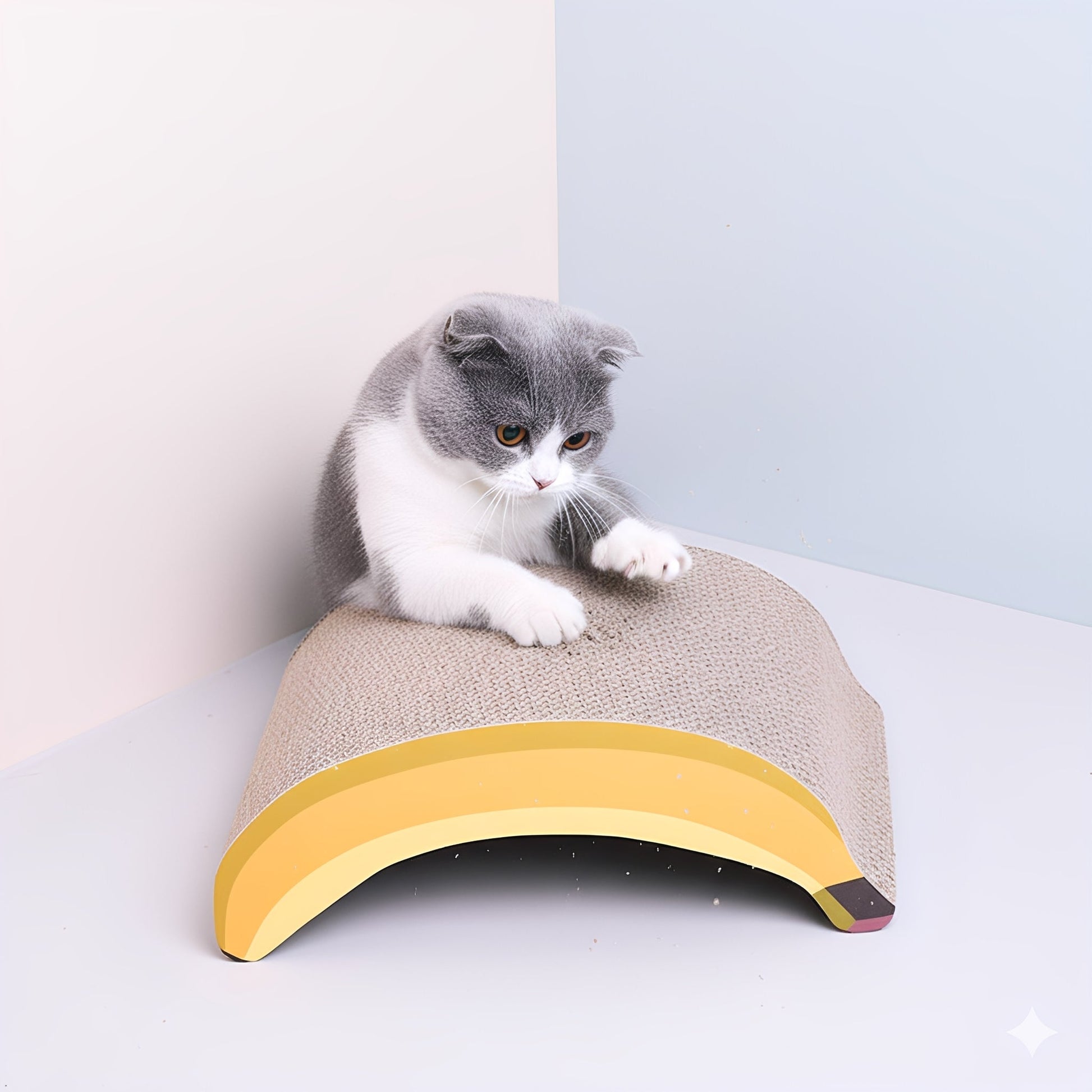 Bananest - Katten Banaan Krabplank Karton - Mivero