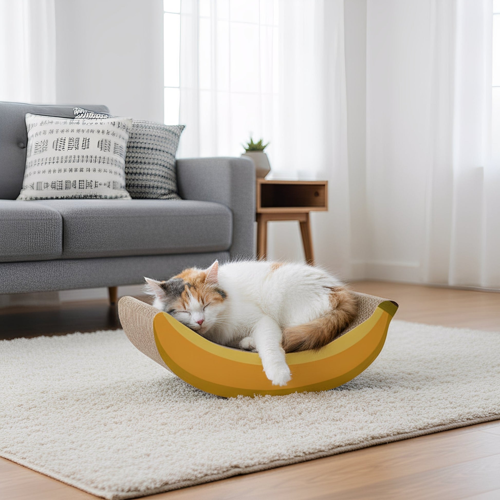 Bananest - Katten Banaan Krabplank Karton - Mivero