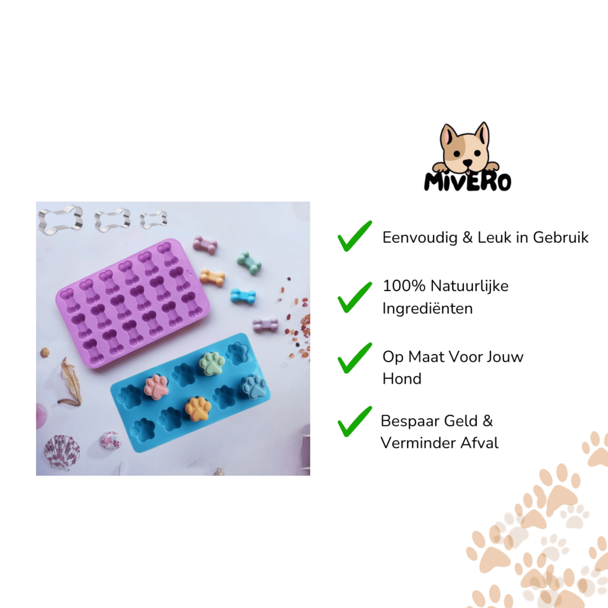 Barkery - Zelfgemaakte Hondenkoekjes Kit - Mivero