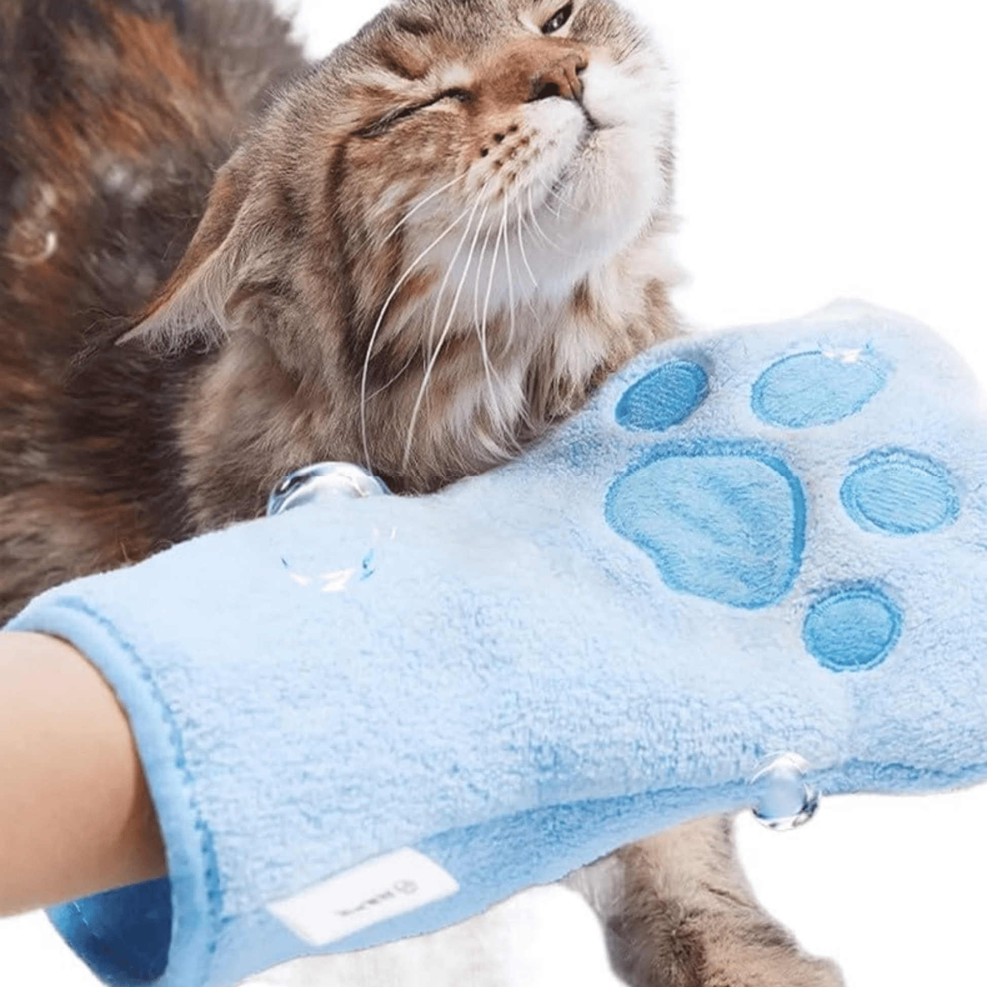 Bathie - Sneldrogende Reinigingshandschoen Huisdieren - Mivero