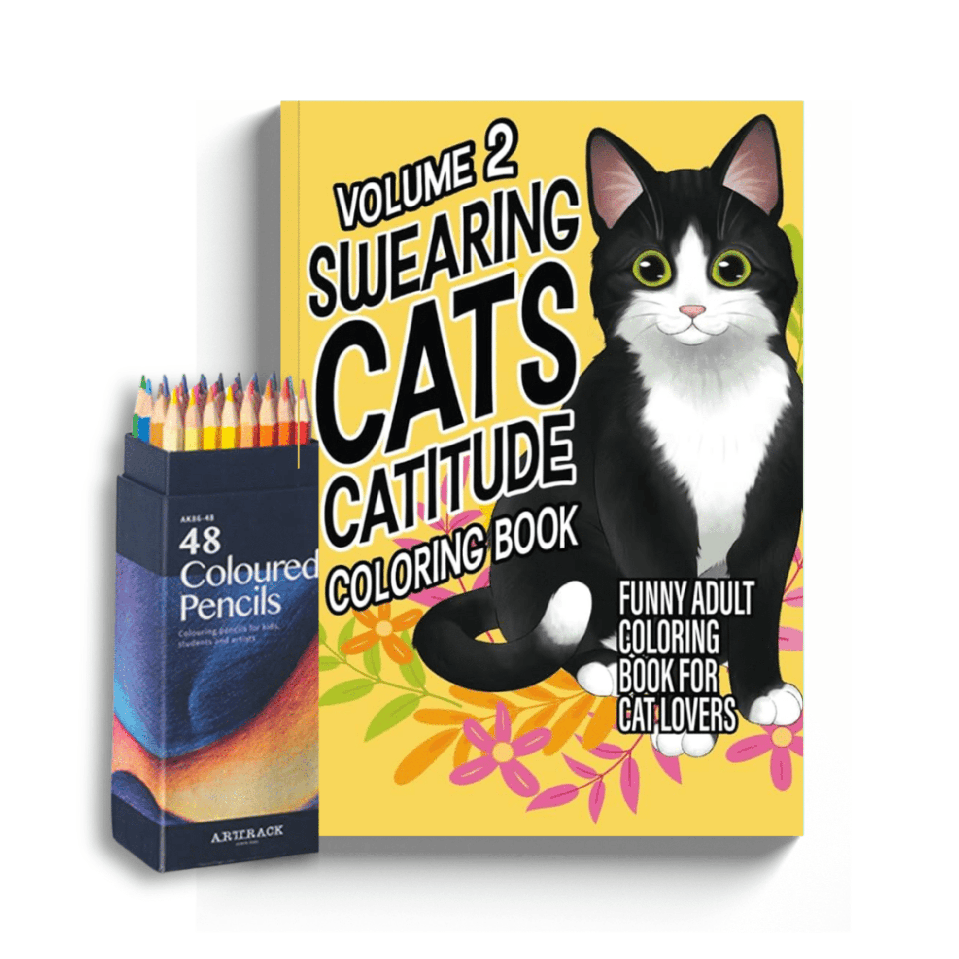 Cattitude Deel 2 – Het Hilarische Kattenkleurboek - Mivero