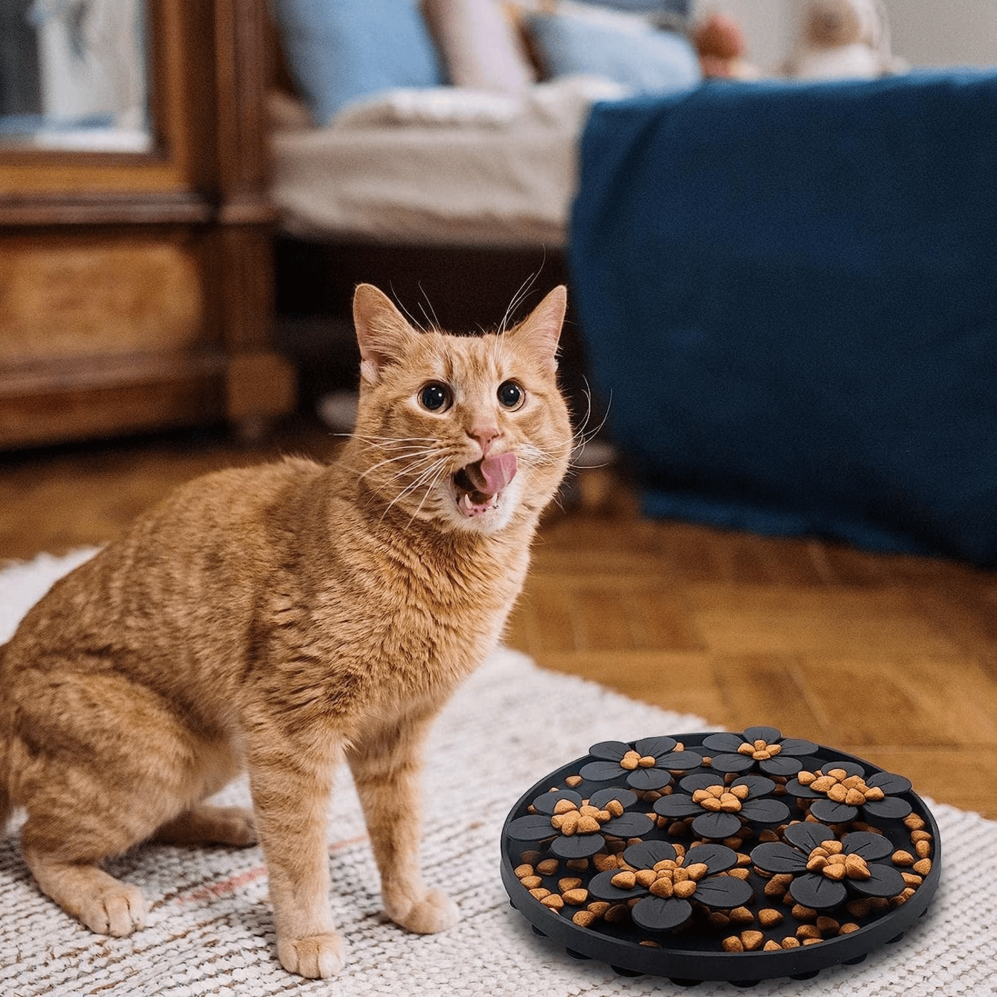 Chewly - Puzzelvormige Siliconen Voerbak - Mivero