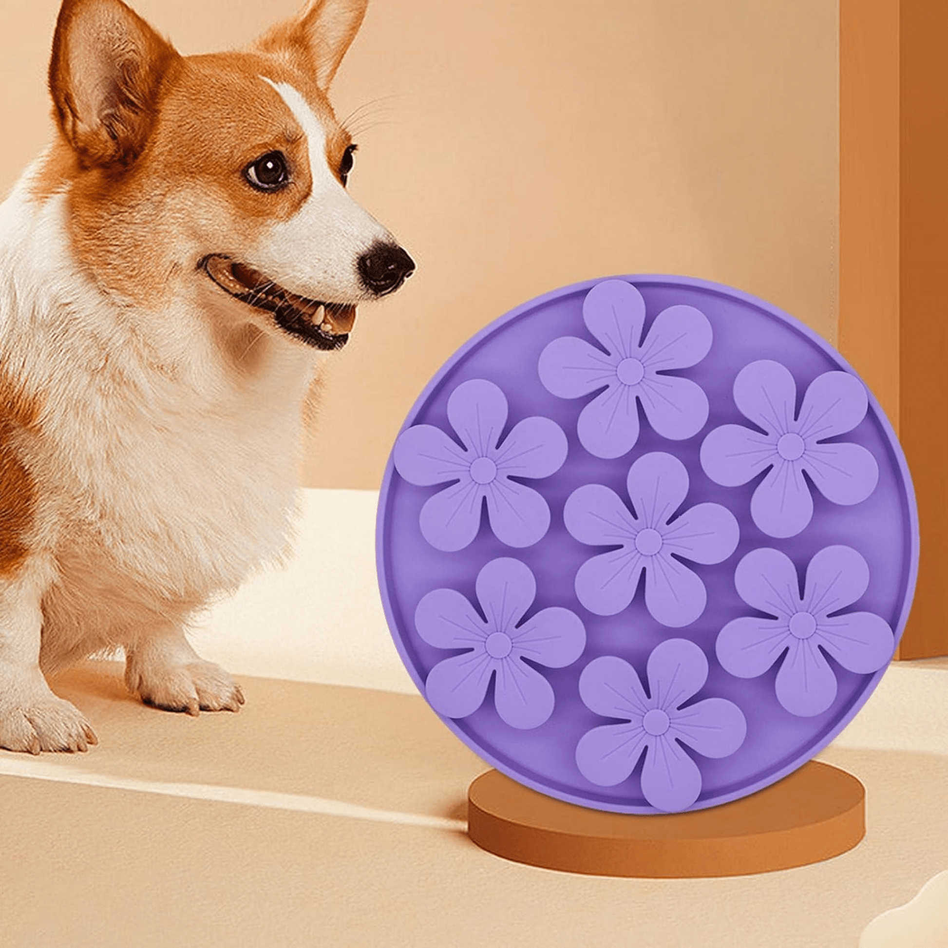 Chewly - Puzzelvormige Siliconen Voerbak - Mivero