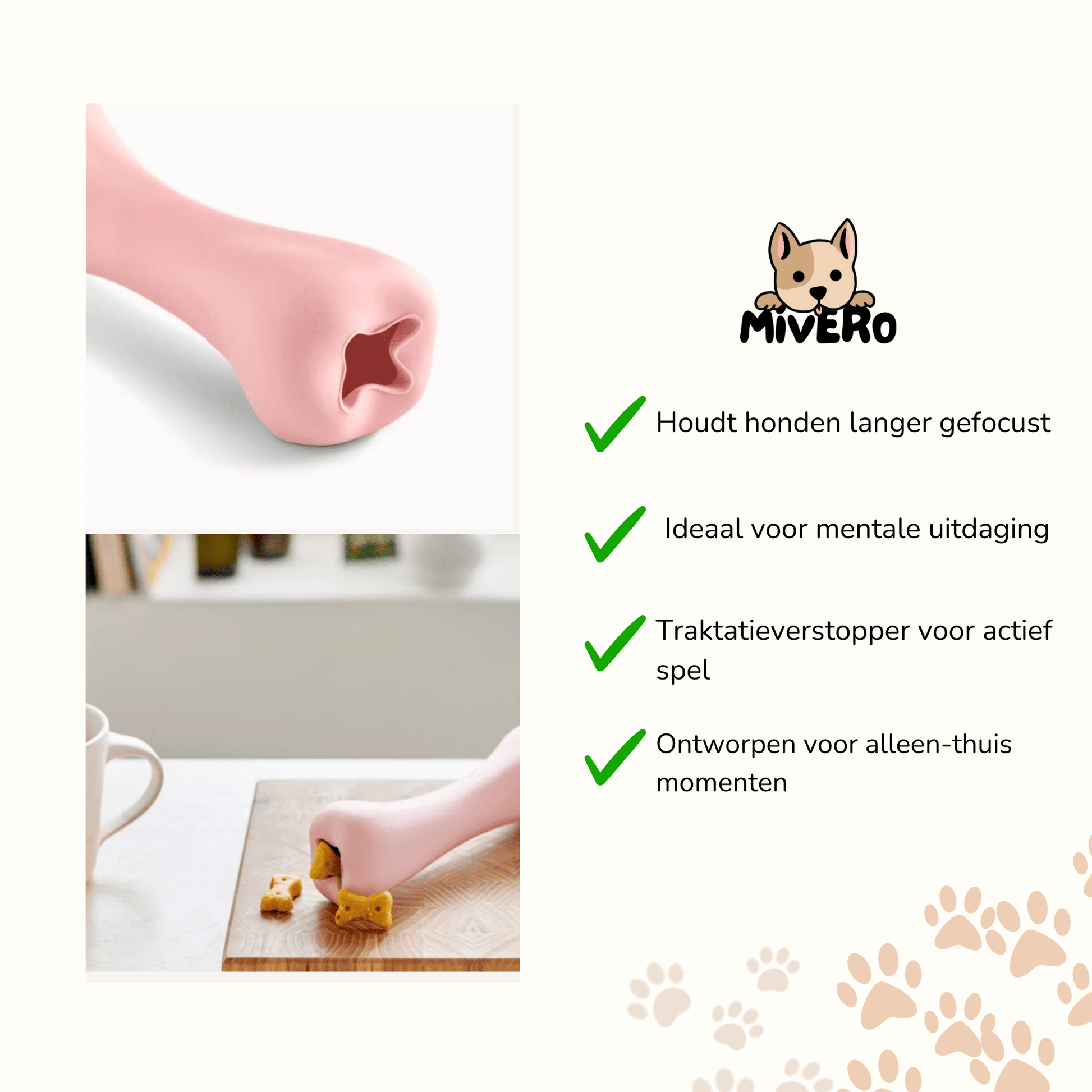 Chewtopia - Mentale Kauwuitdaging Hondenspeelgoed - Mivero
