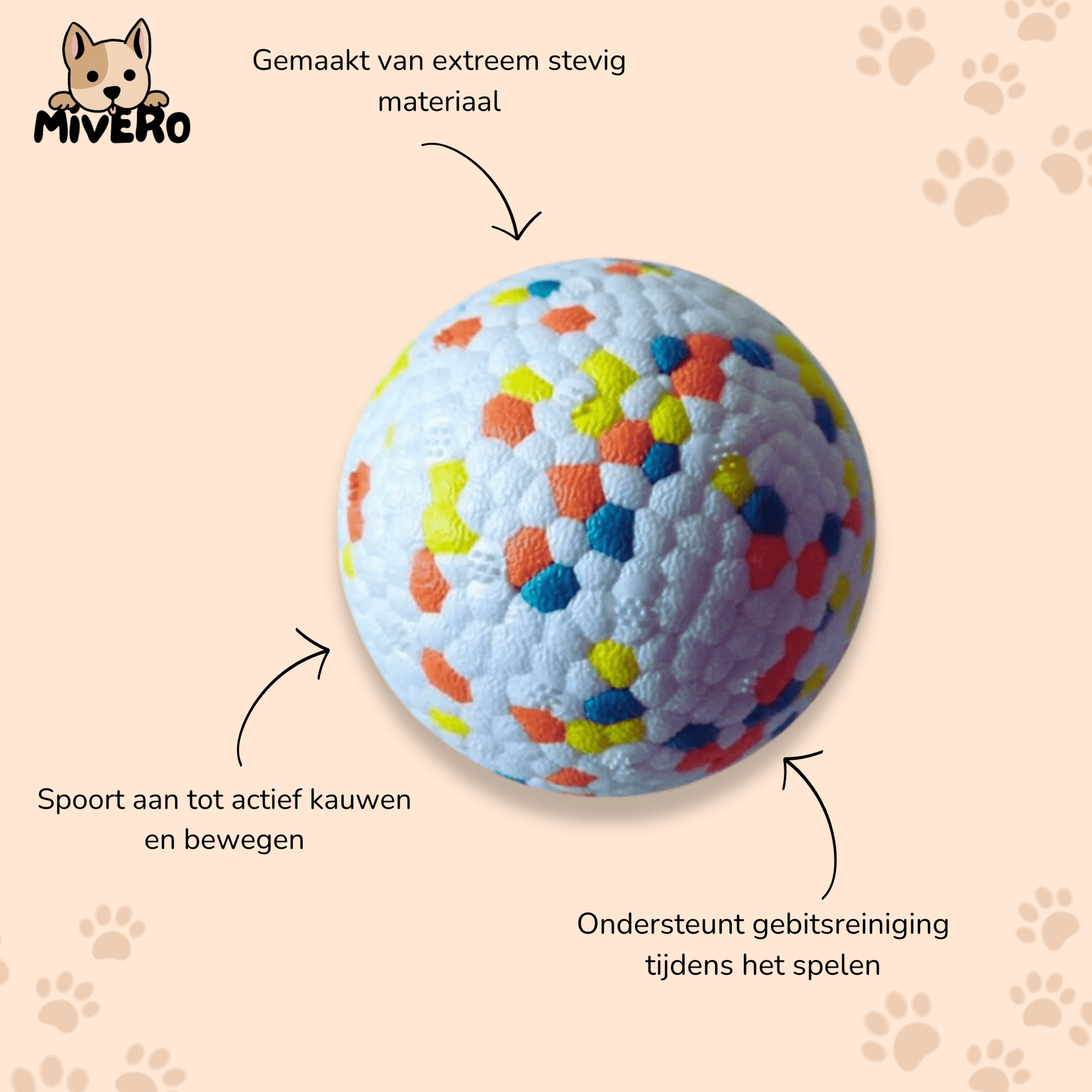 Chompion - Hondenbal Onverwoestbaar Voor Sterke Kauwers - Mivero