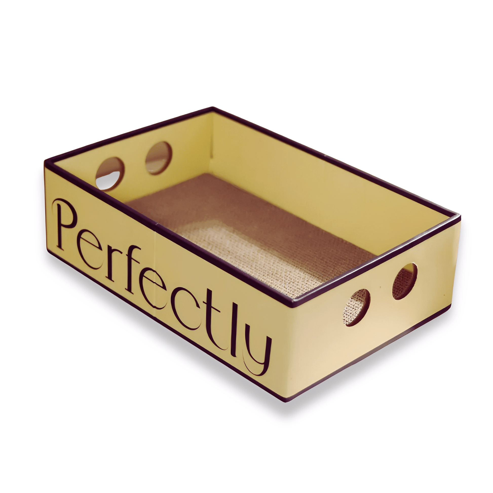 Clawzy - Ovale Kartonnen Krabmand - Mivero