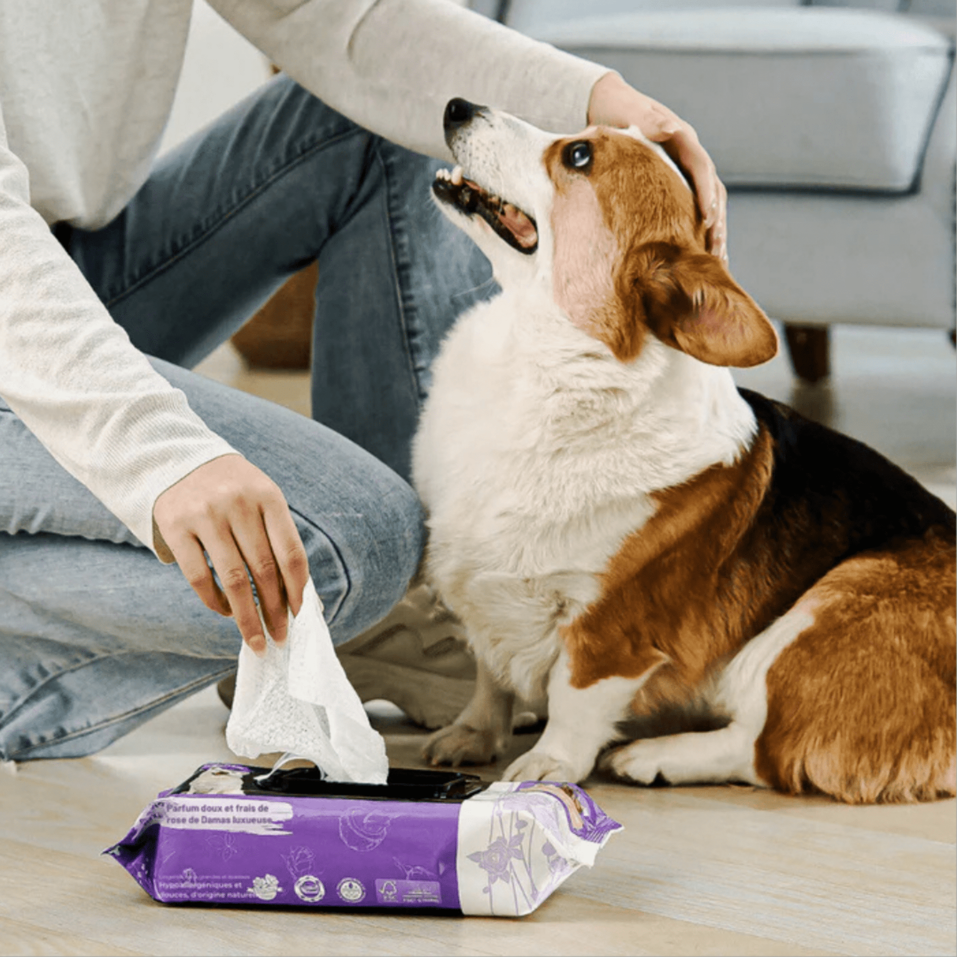 Cleanique - Hydraterende Reinigingsdoekjes Hond - Mivero