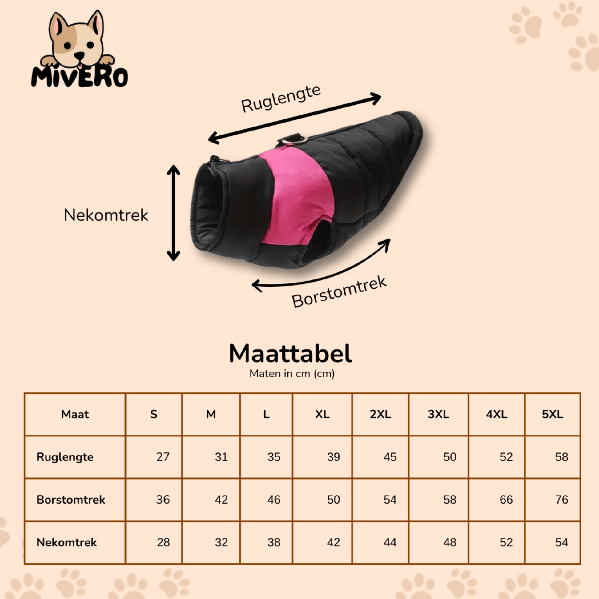 ComFura - Waterdichte Fleece Hondenjas - Mivero