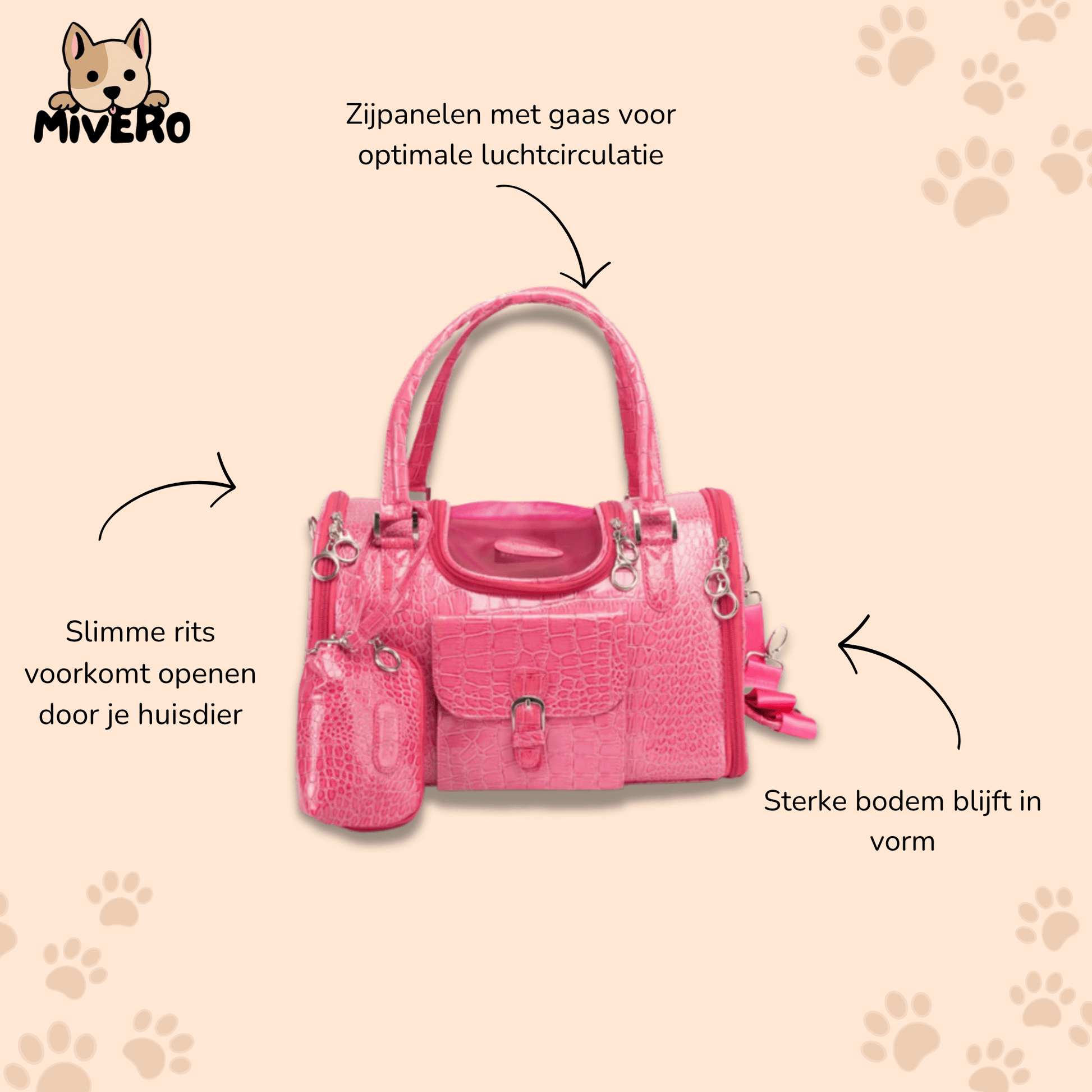 CuddleBag - Modieuze Discrete Draagtas - Mivero