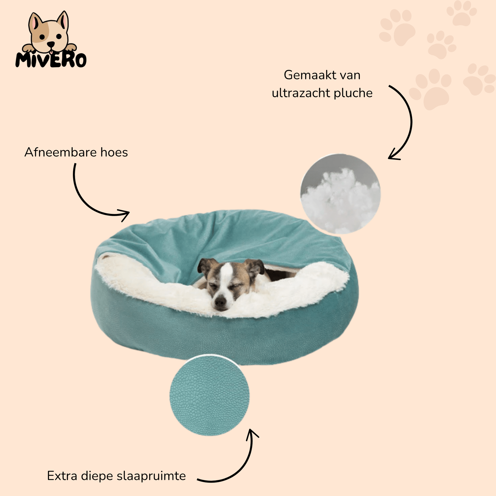 CuddleCave - Knusse Graafbare Huisdiermand - Mivero