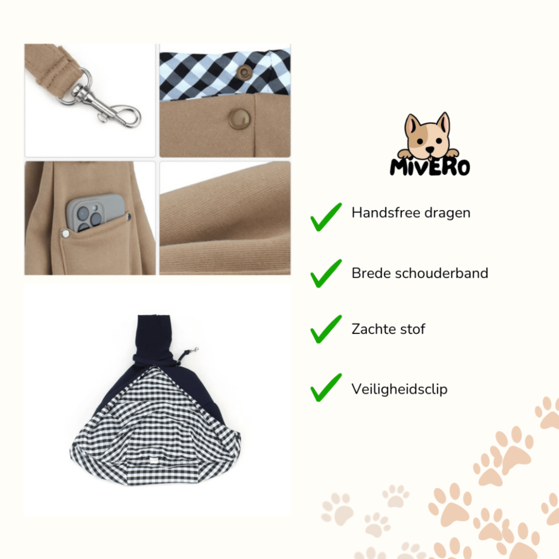 CuddleSling - Handsfree Comfort Draagtas - Mivero