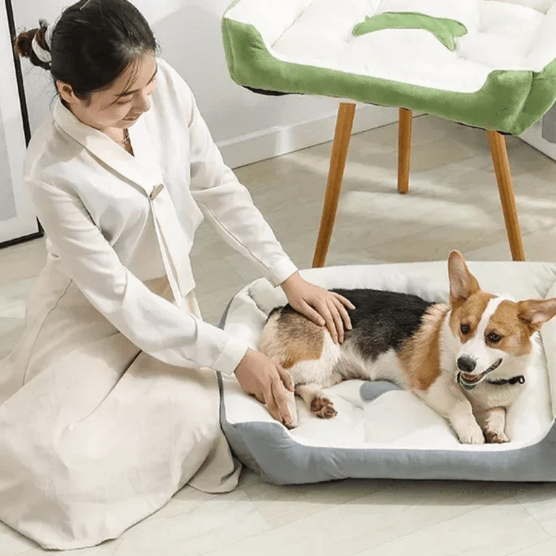 DreamBed - Pluche Knusse Huisdierenmand - Mivero