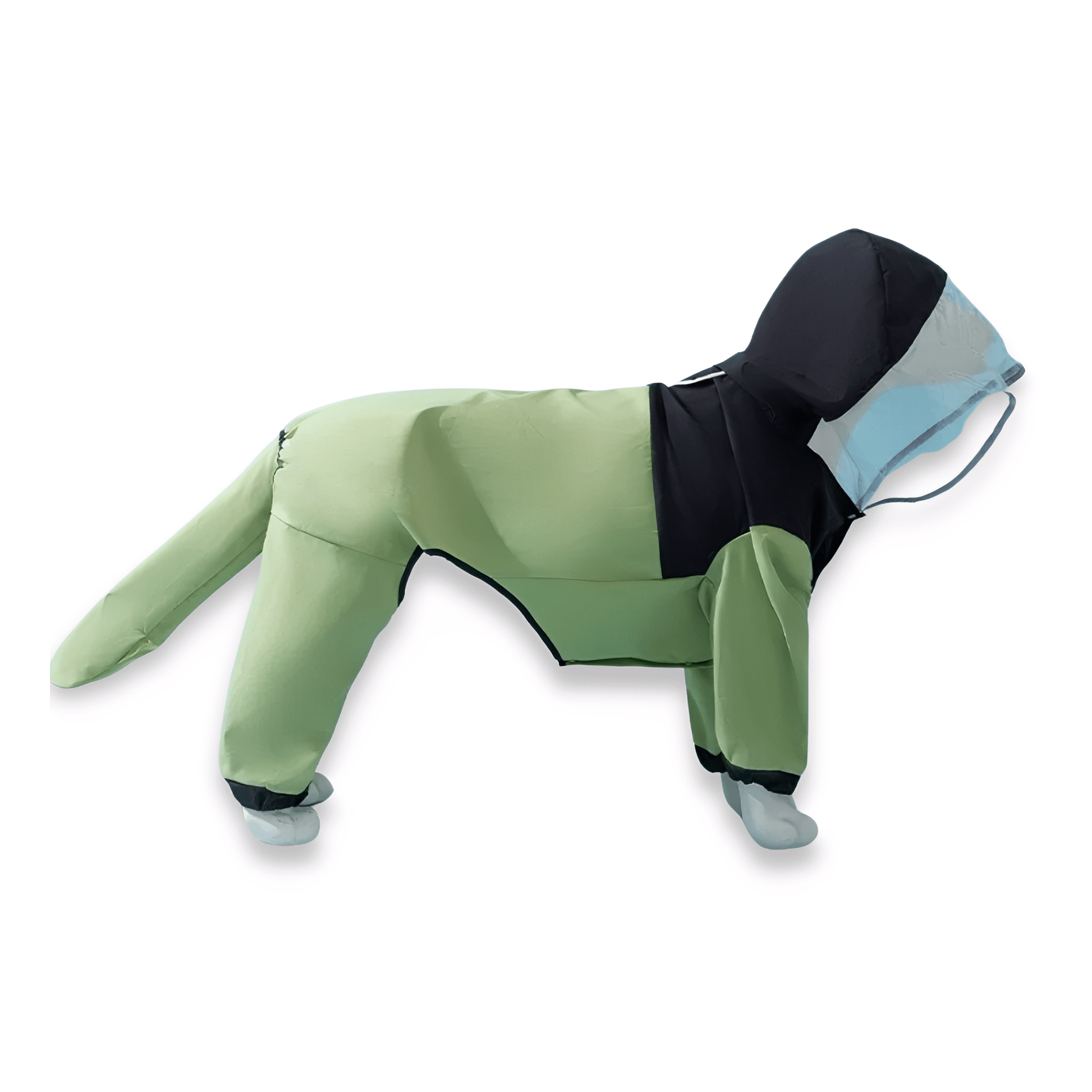 Drytail - Waterdichte Transparante Hondenregenjas - Mivero