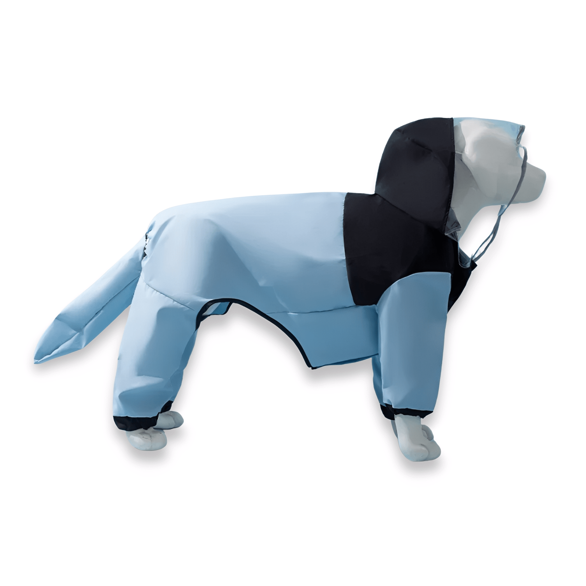 Drytail - Waterdichte Transparante Hondenregenjas - Mivero