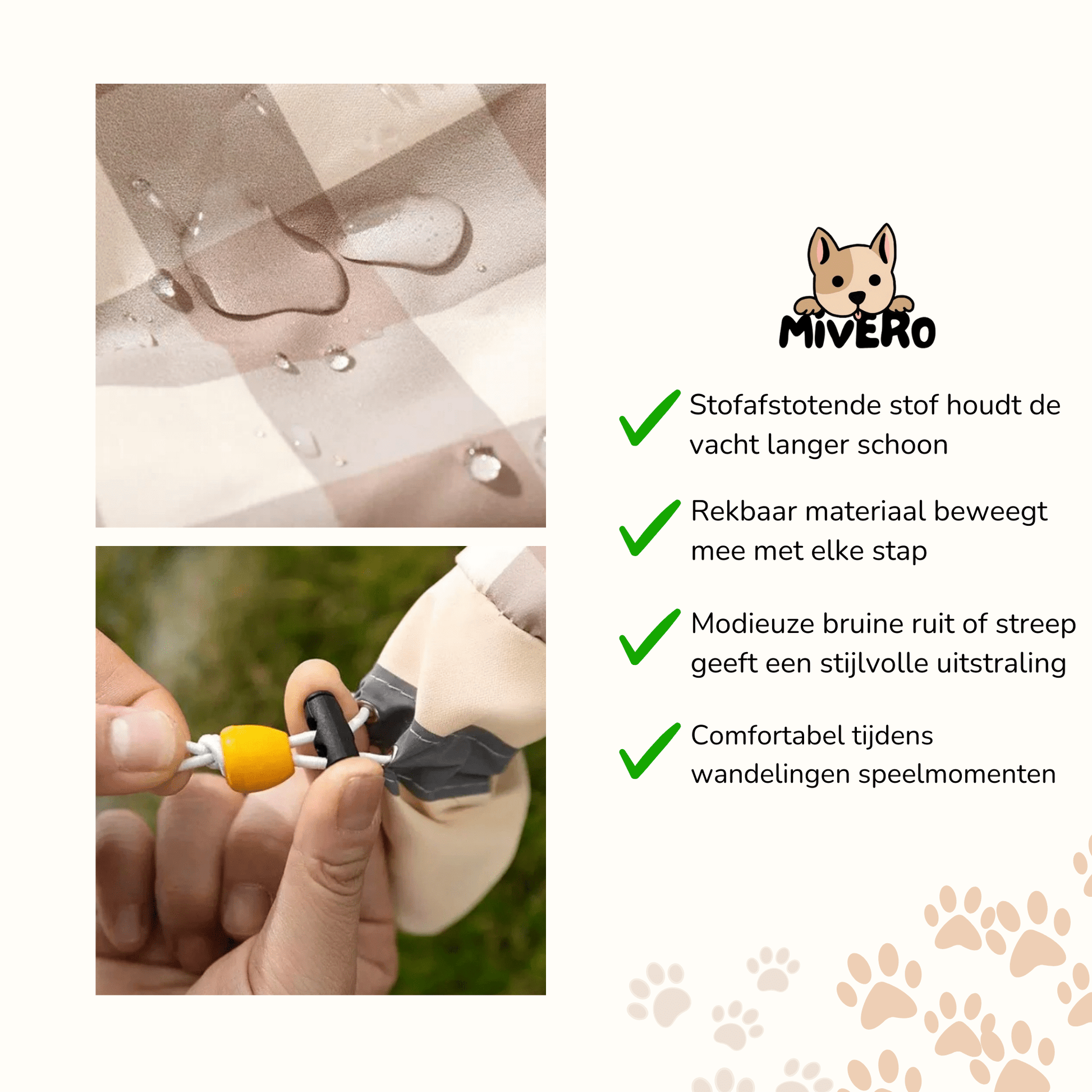 Dustee - Stofwerende Stretch Hondenbroek - Mivero