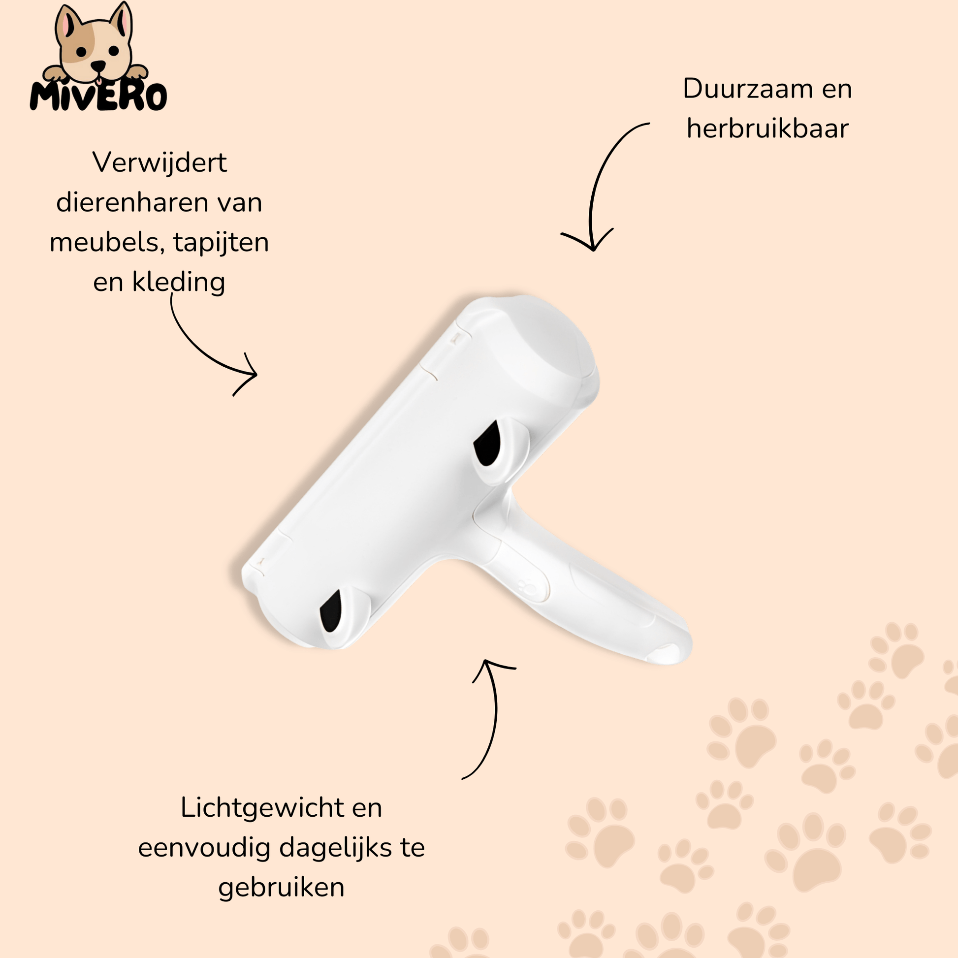 FurGone - Zelfreinigende Hondenhaar Verwijderaar - Mivero