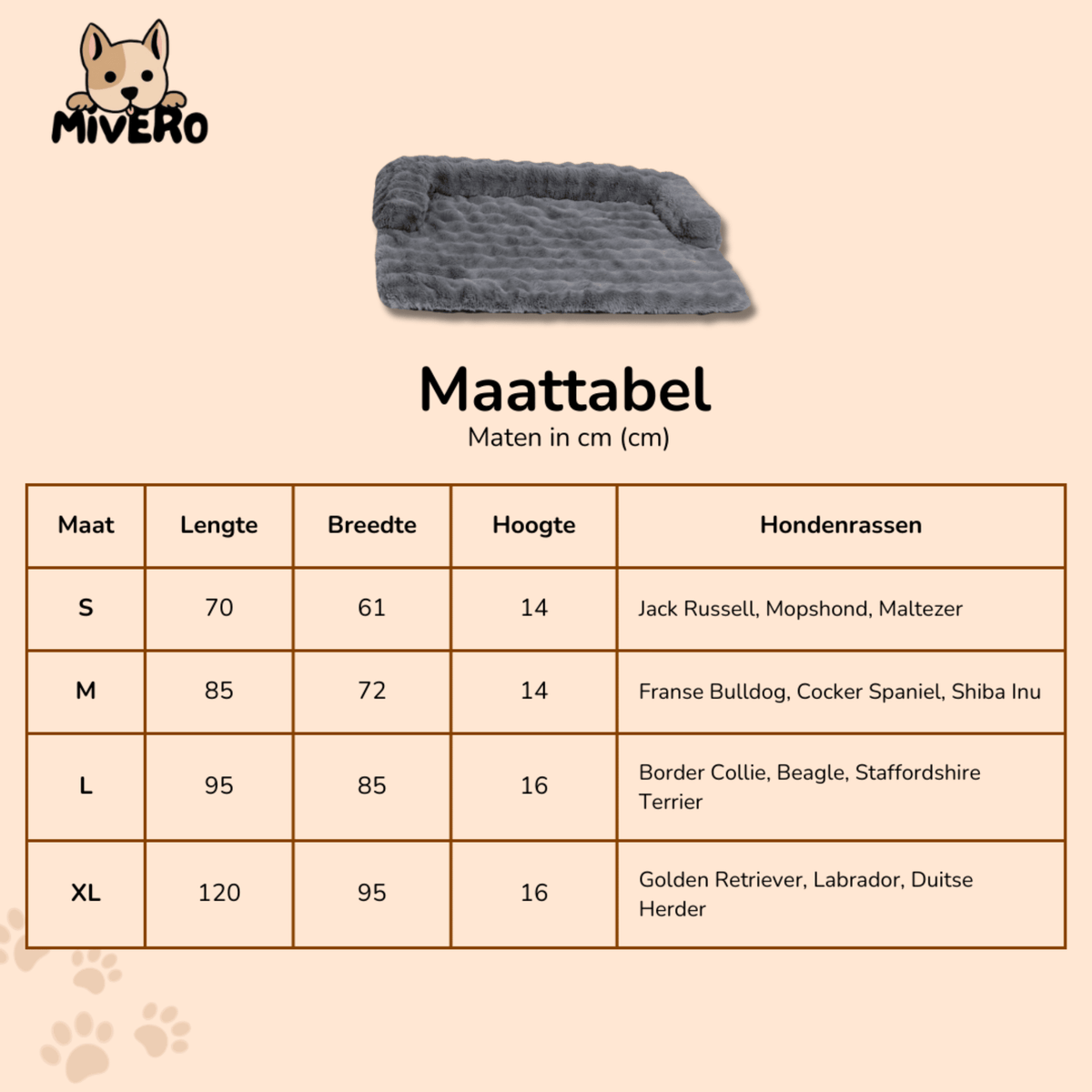 restnest - kalmerende meubelbeschermende huisdiermat - mivero