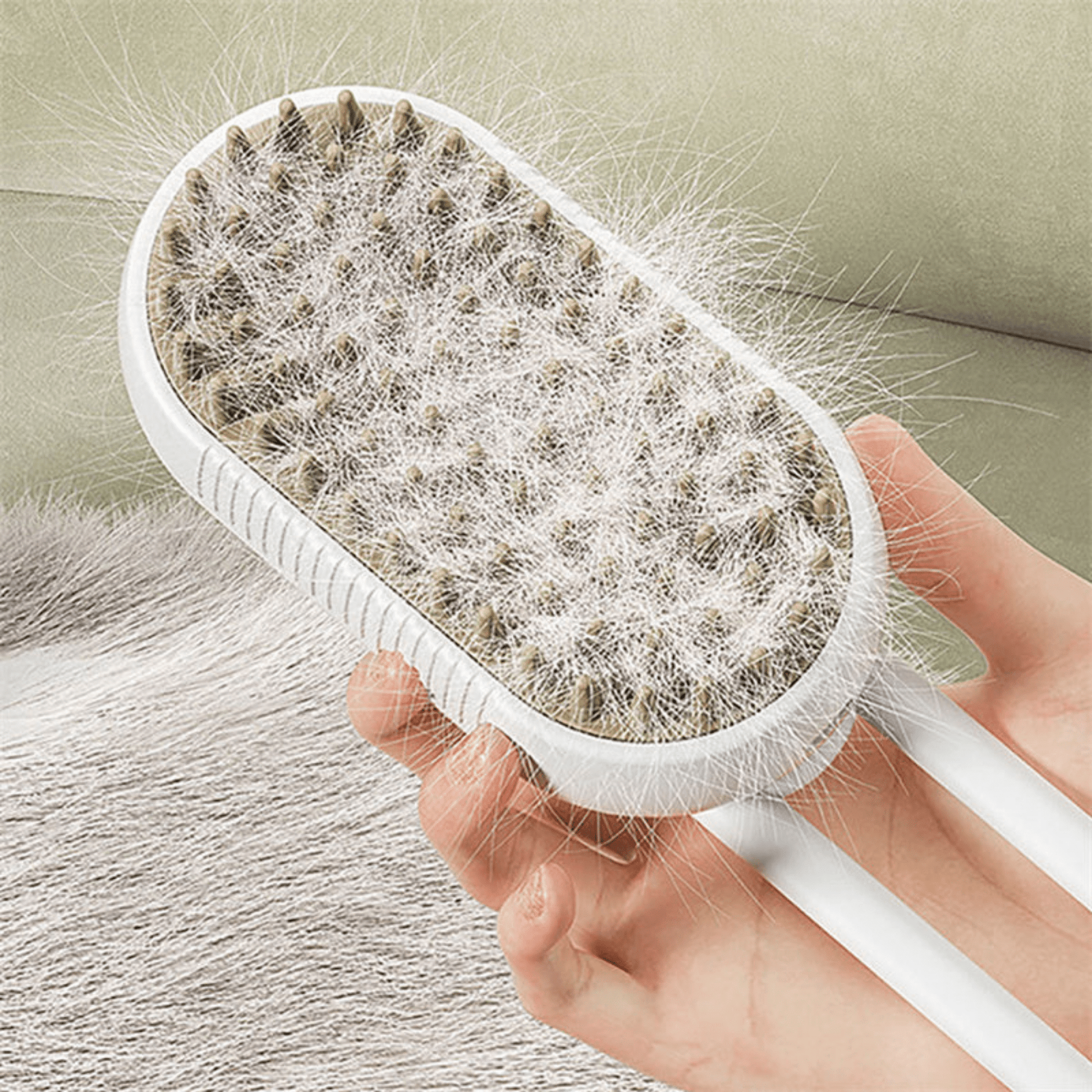 SteamBrush 2.0 - Heeft jou huisdier last van haaruitval? - Mivero