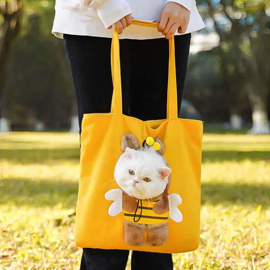 Luggipet - Canvas Kattenrugzak Lichtgewicht