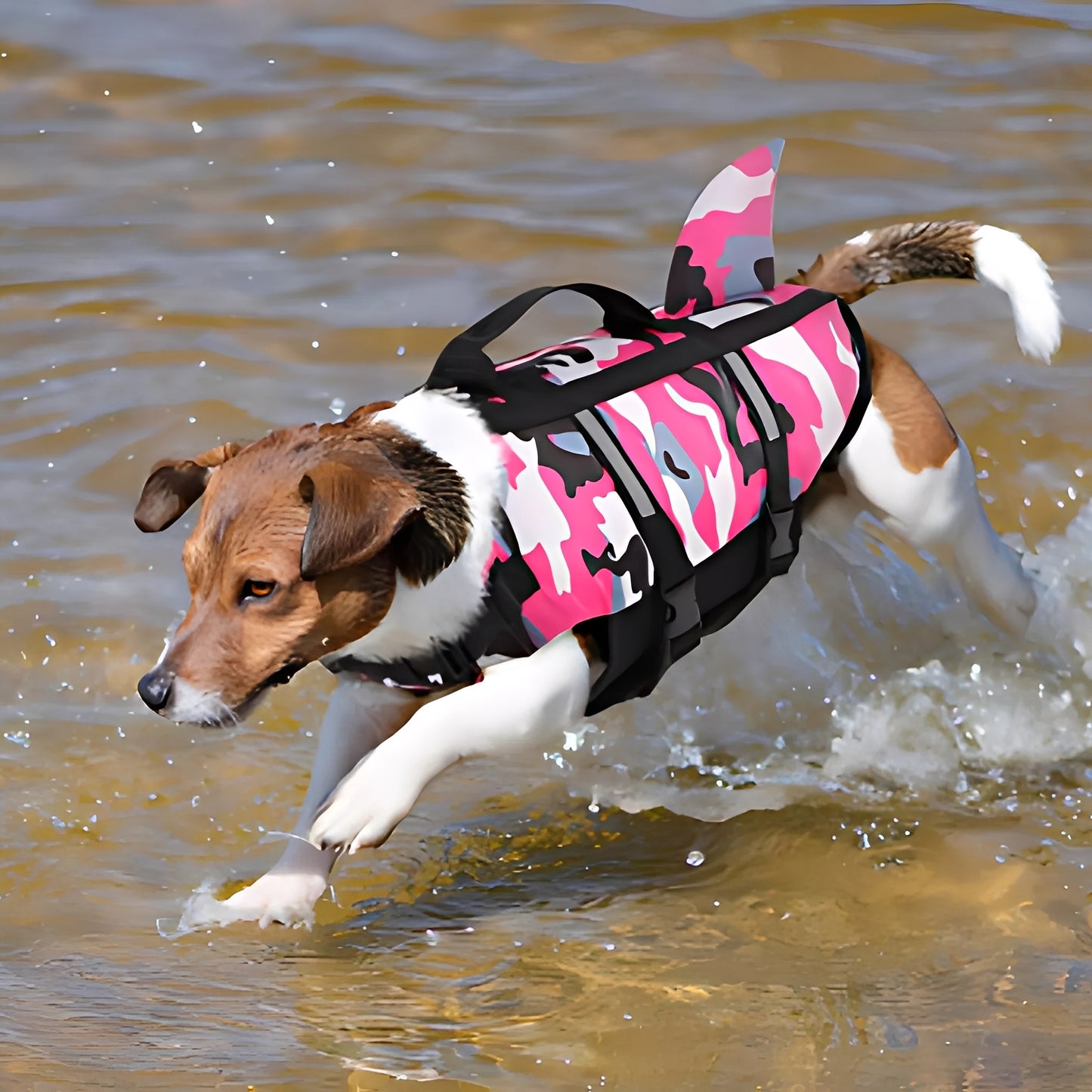 AquaPup - Drijvend Veiligheids Hondenzwempak