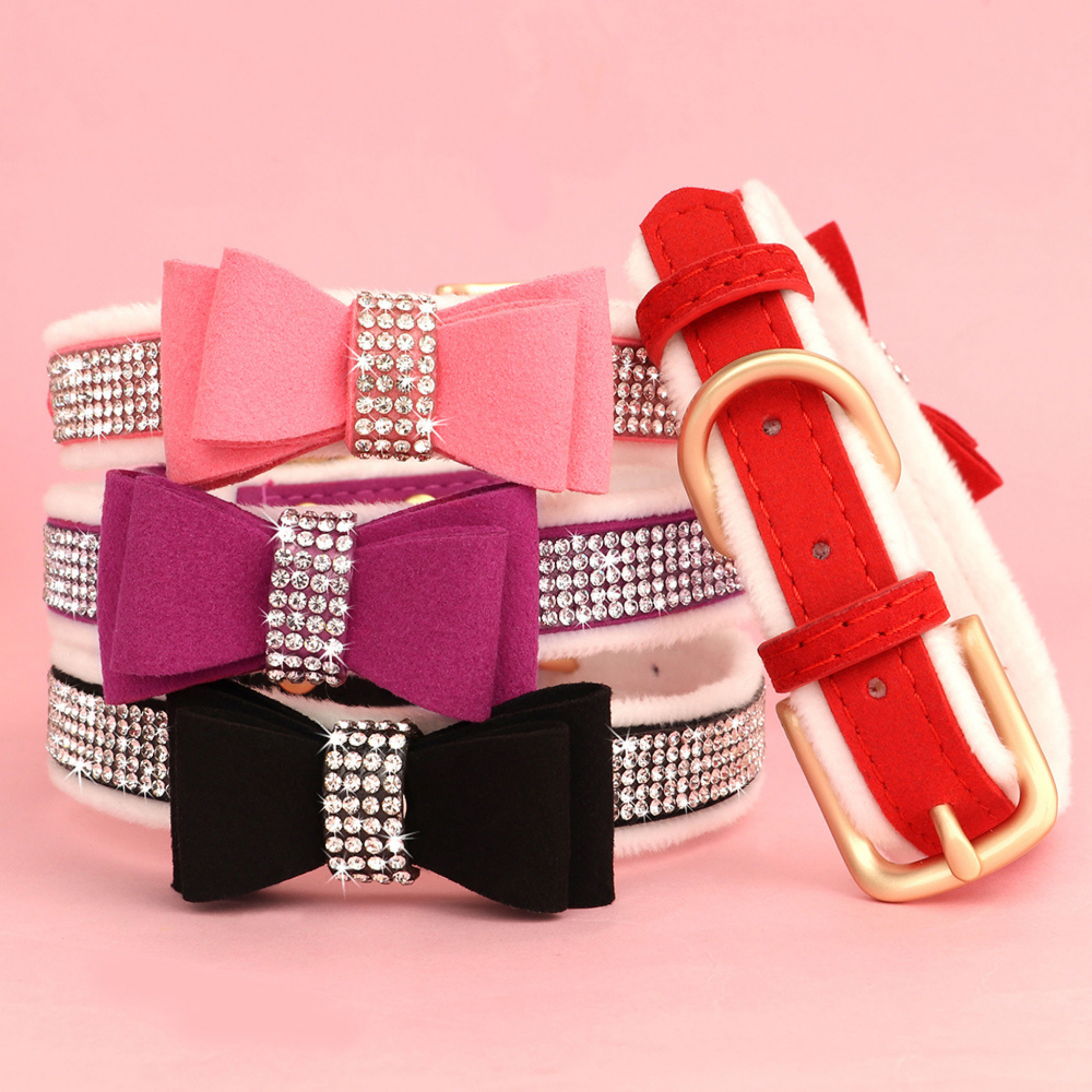 GlamPaw - Sprankelende Luxe Huisdierhalsband