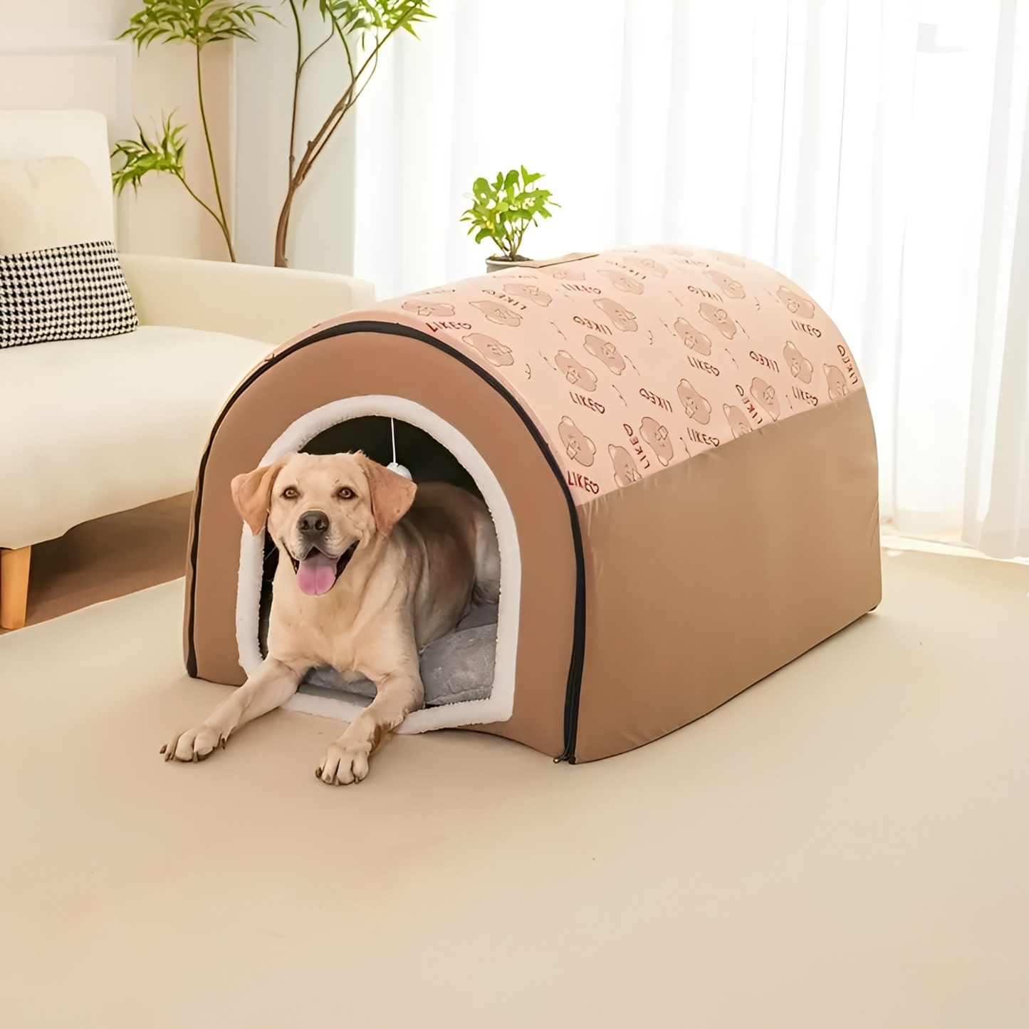 WarmNest - Verhoogd Veiligheids Hondenbed