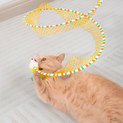 PlayCoil - Interactieve Spiraal Kattentunnel