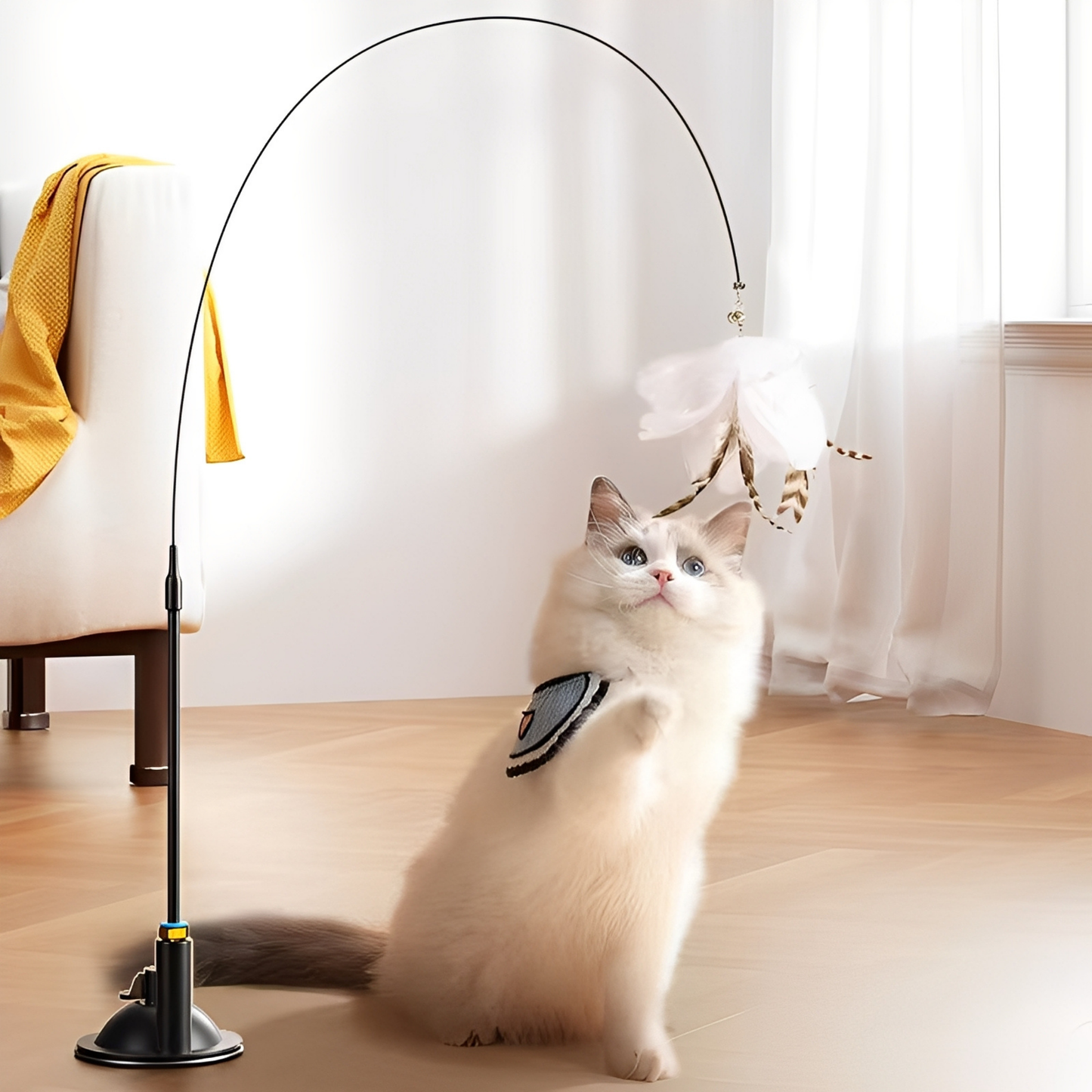 WhiskerRod - Verstelbare Hengel Kattenspeeltje