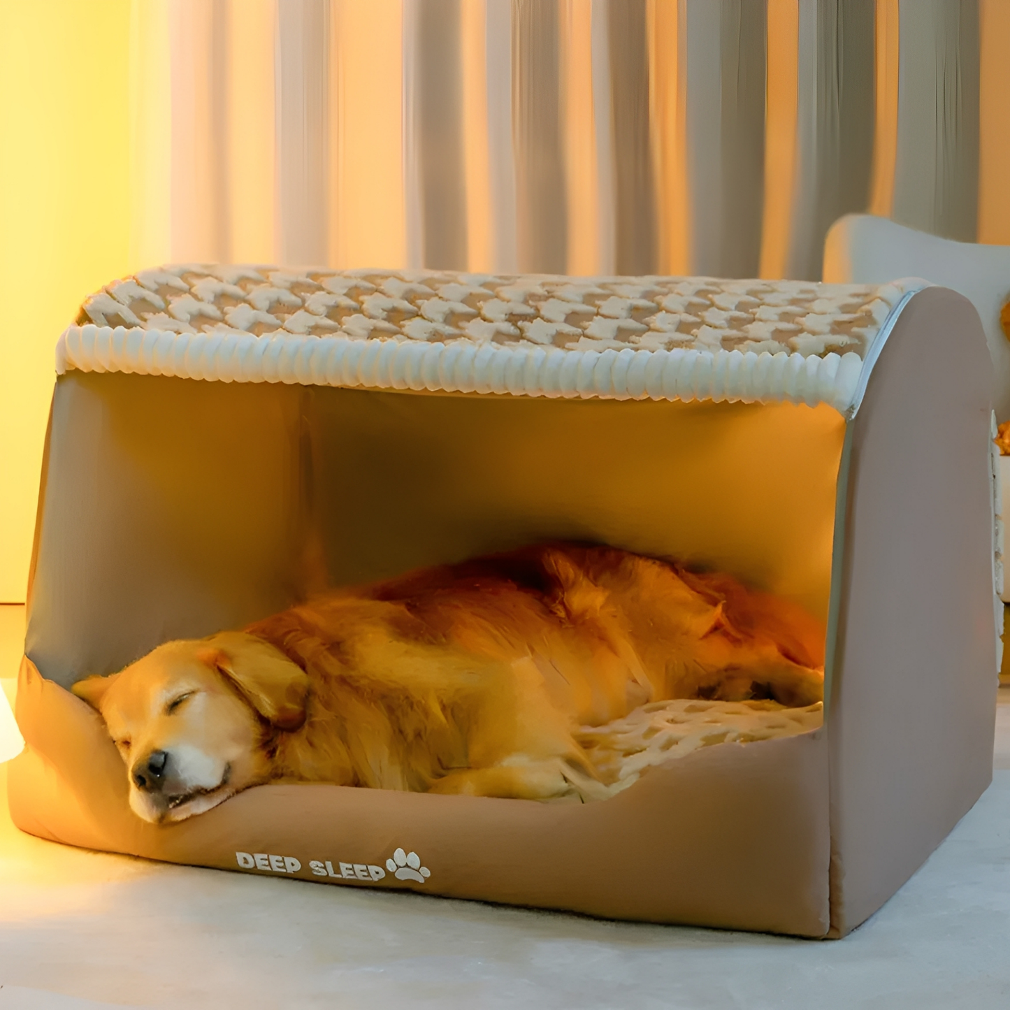 CozyDen - Knus verhoogd huisdierenbed