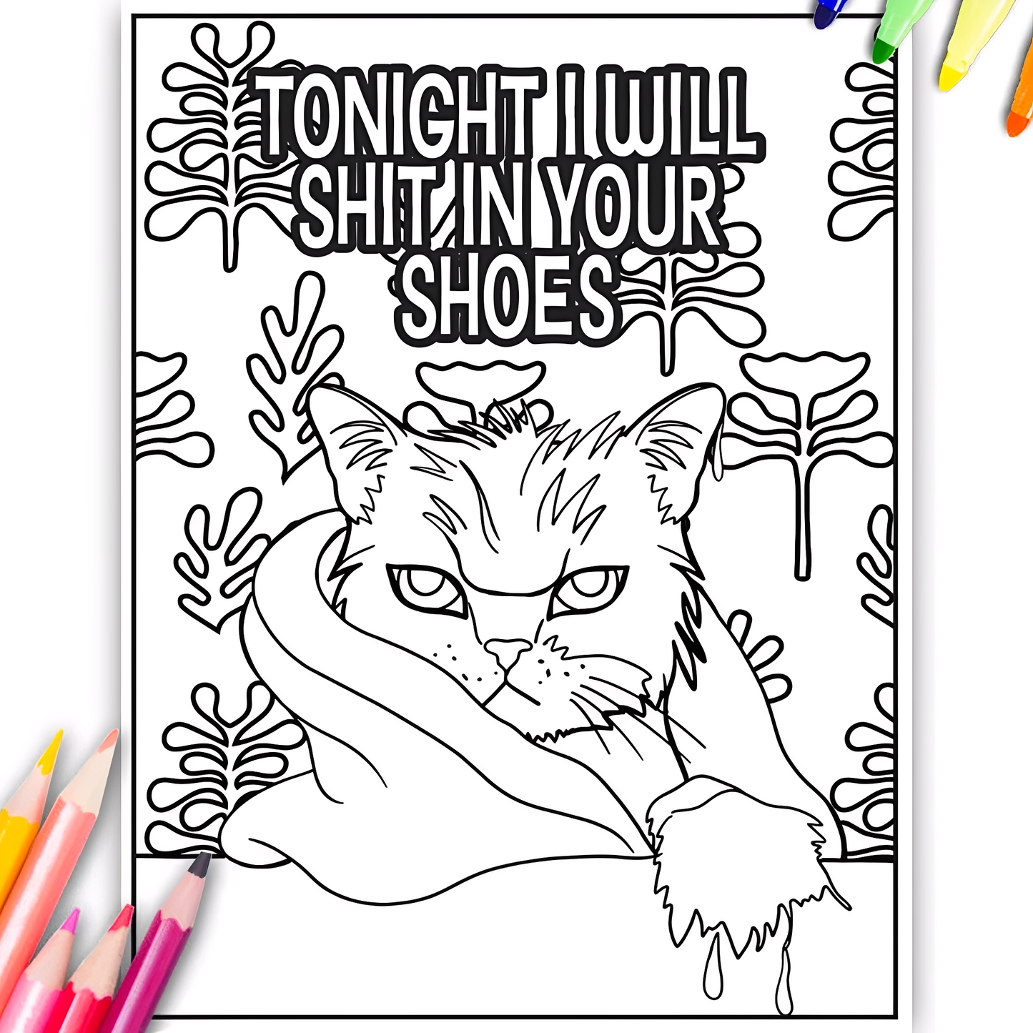 Cattitude - Hilarische Katten Kleurboek