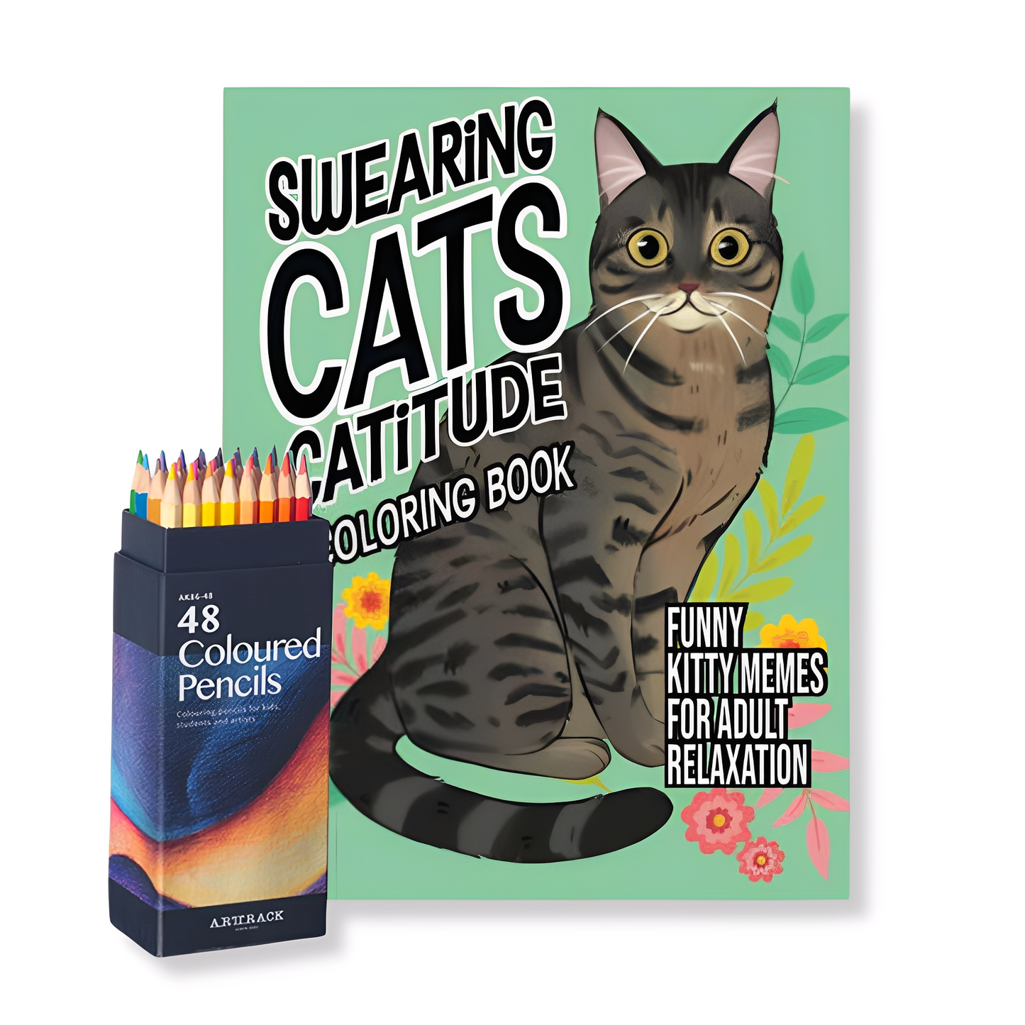 Cattitude - Hilarische Katten Kleurboek