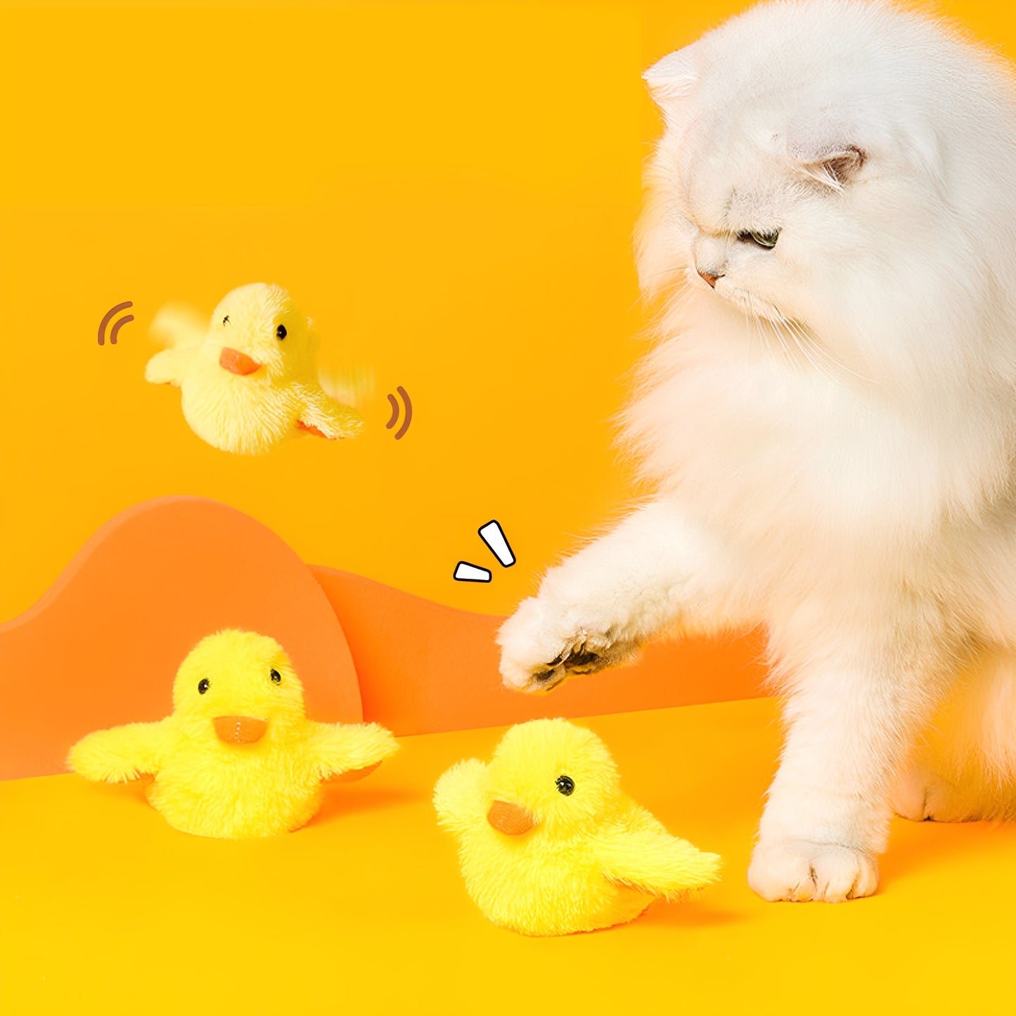 Ducksy - Touchgeactiveerde Bewegende Kattenspeelgoed