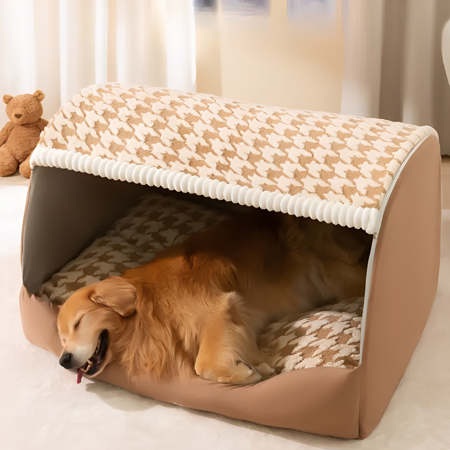 CozyDen - Knus verhoogd huisdierenbed