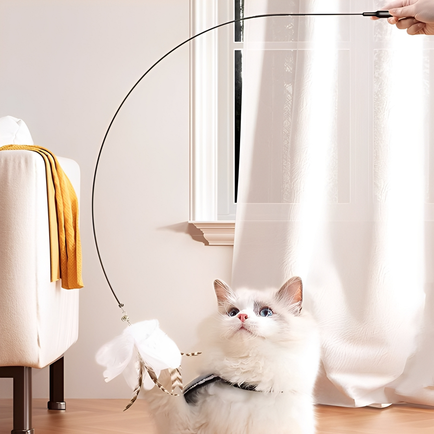 WhiskerRod - Verstelbare Hengel Kattenspeeltje
