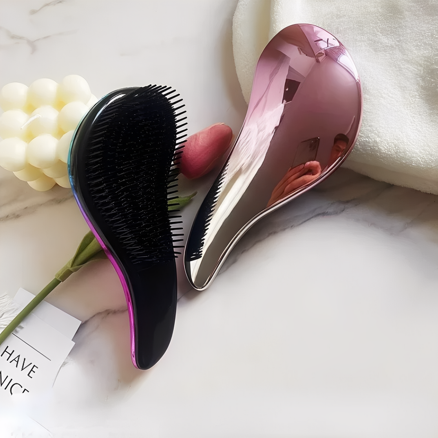 Combrio -  Waterbestendige Massage Hondenborstel