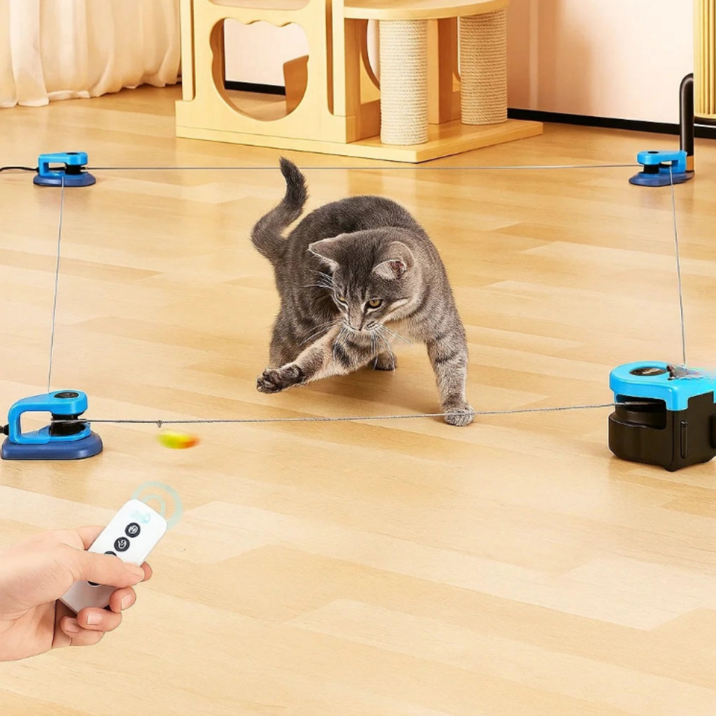 Huntro - Kattenspeelgoed Interactief Automatisch Oplaadbaar