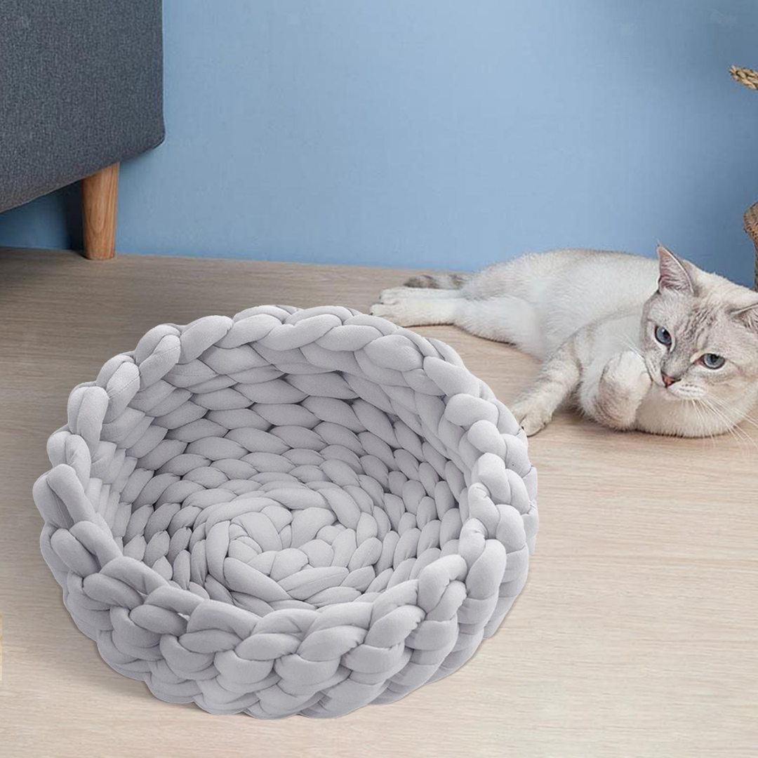 SnuggLea - Rond Koord Kattennest