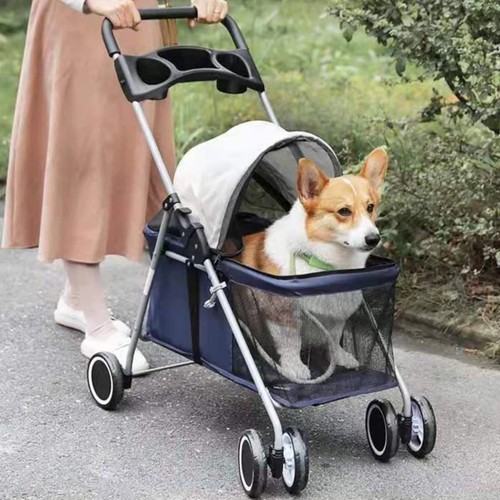 Rollipet - Opvouwbare Ventilerende Huisdierenbuggy