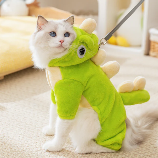 DinoSnug -  Fleece Dinosaurus Huisdierkostuum