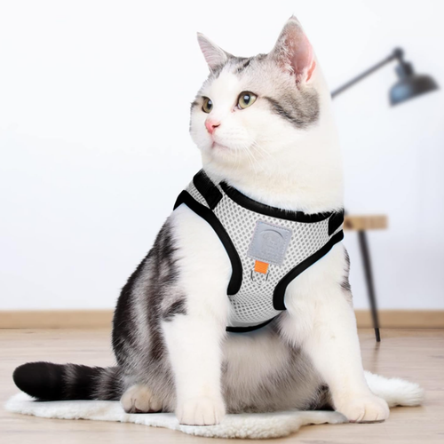 Purrtect -  Ontsnappingsvrij Reflecterend Kattenharnas