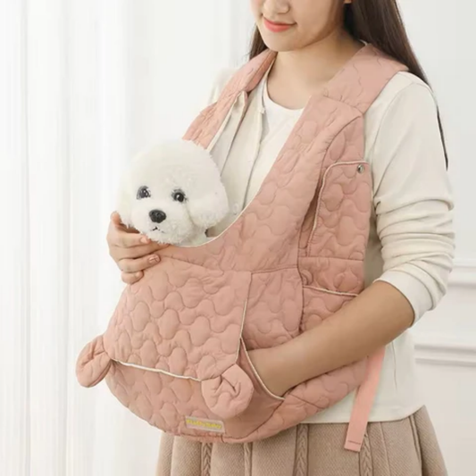 Huglee - Gewatteerde Fleece Hondendraagtas