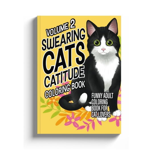 Cattitude Deel 2 – Het Hilarische Kattenkleurboek