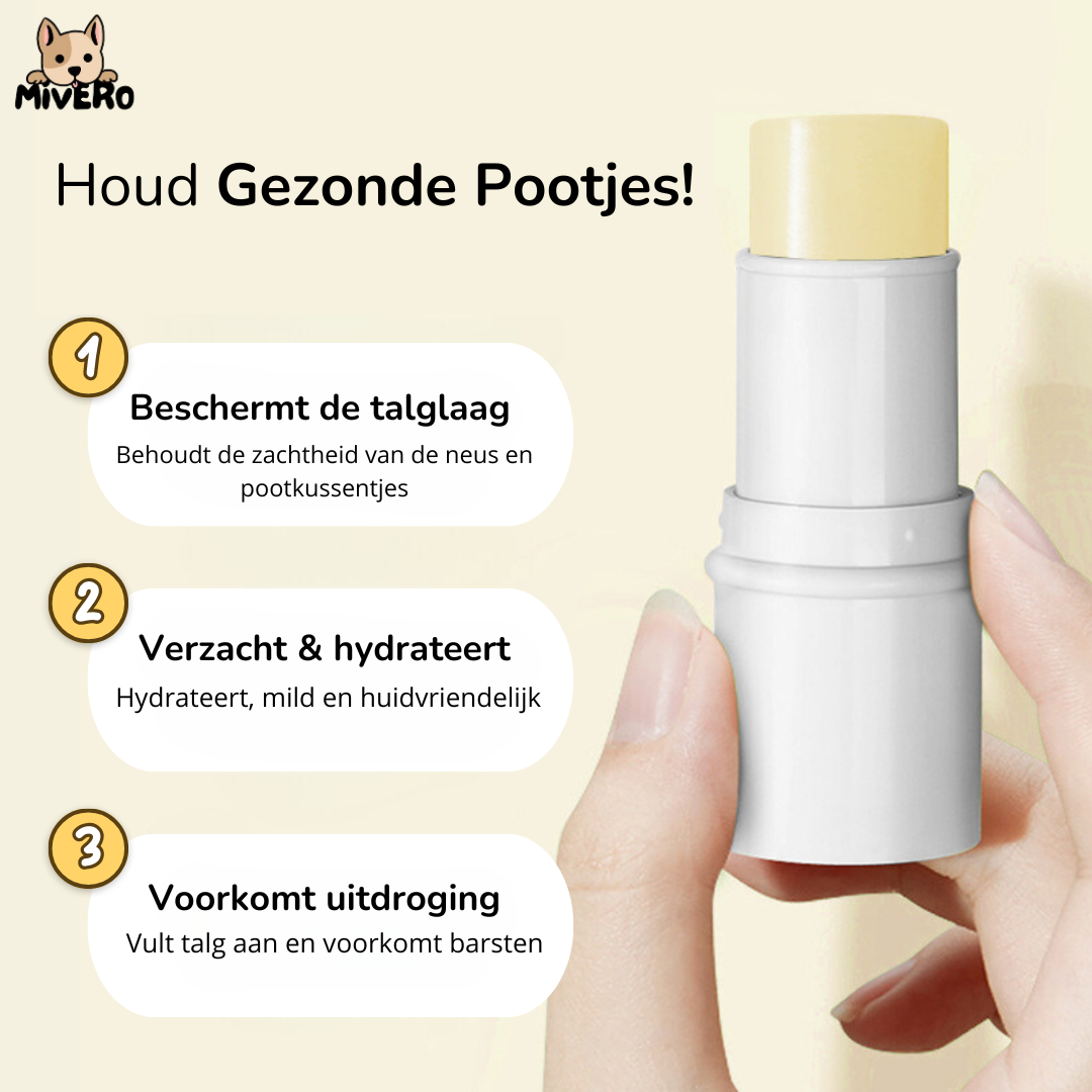 Pawstick - Snelle natuurlijke bescherming voor zachte pootjes