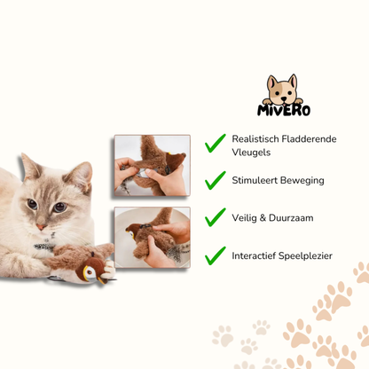 ChirpFly - Interactief Fladderend Kattenspeeltje