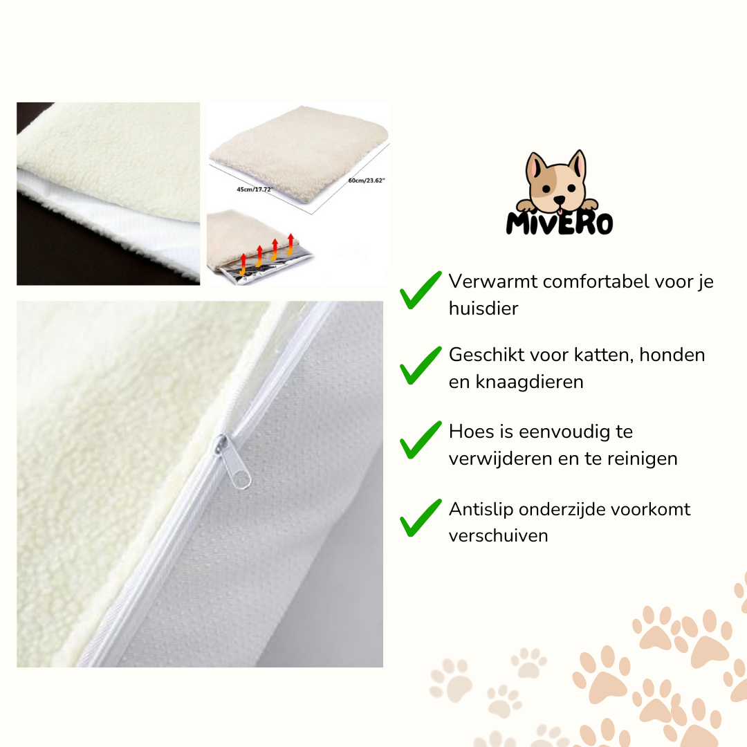 Thermat - Zelfverwarmende Antislip Huisdierenmat