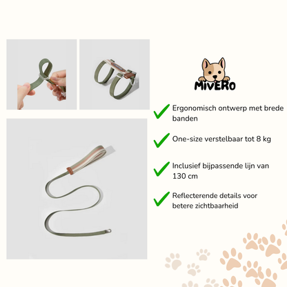 Meowalk - Reflecterend Ergonomisch Kattentuigje
