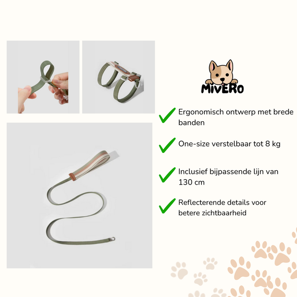 Meowalk - Reflecterend Ergonomisch Kattentuigje